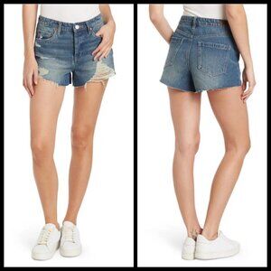 💕BLANKNYC💕 Barrow Vintage Hi Rise Shorts Distressed ~ Let It Be 26 NWT
